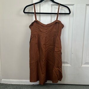 Brown romper